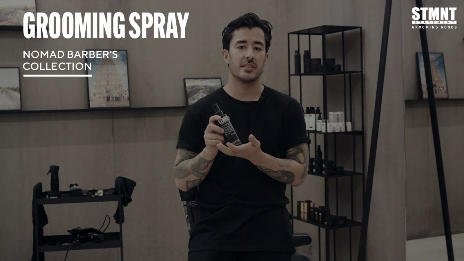 STMNT - Grooming Spray - 200ml professional how to and styling result