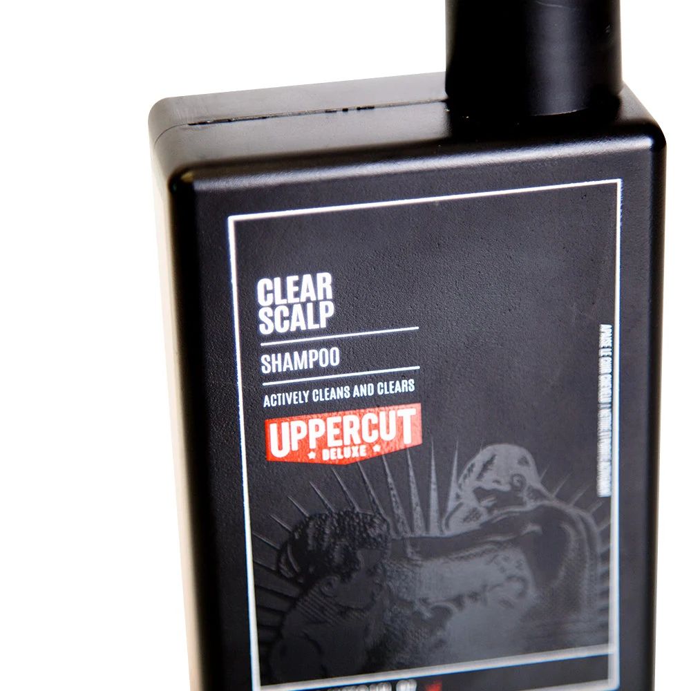 Uppercut Clear Scalp Shampoo - 240ml packaging detail
