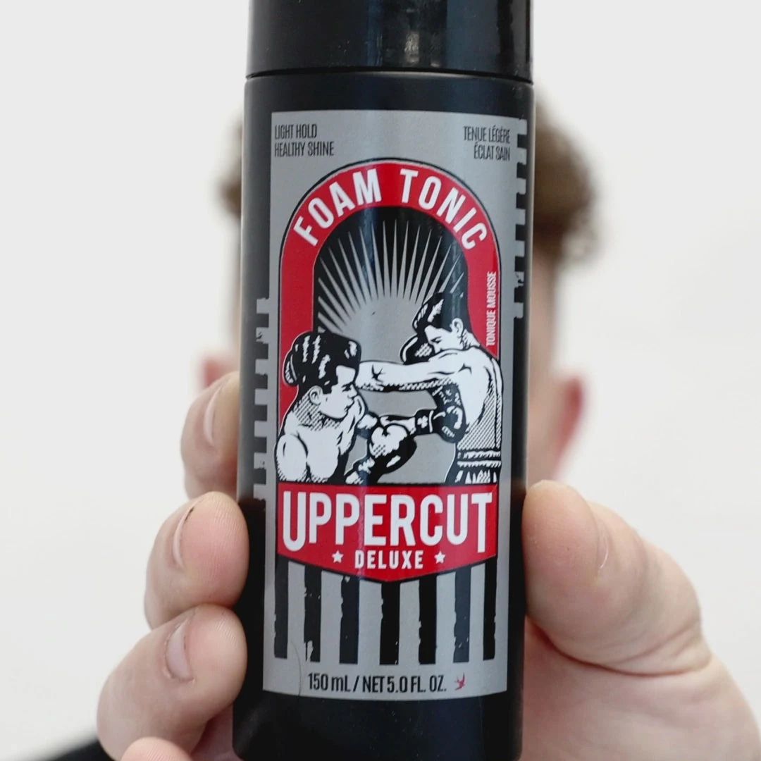 Uppercut Foam Tonic packaging detail, view 4