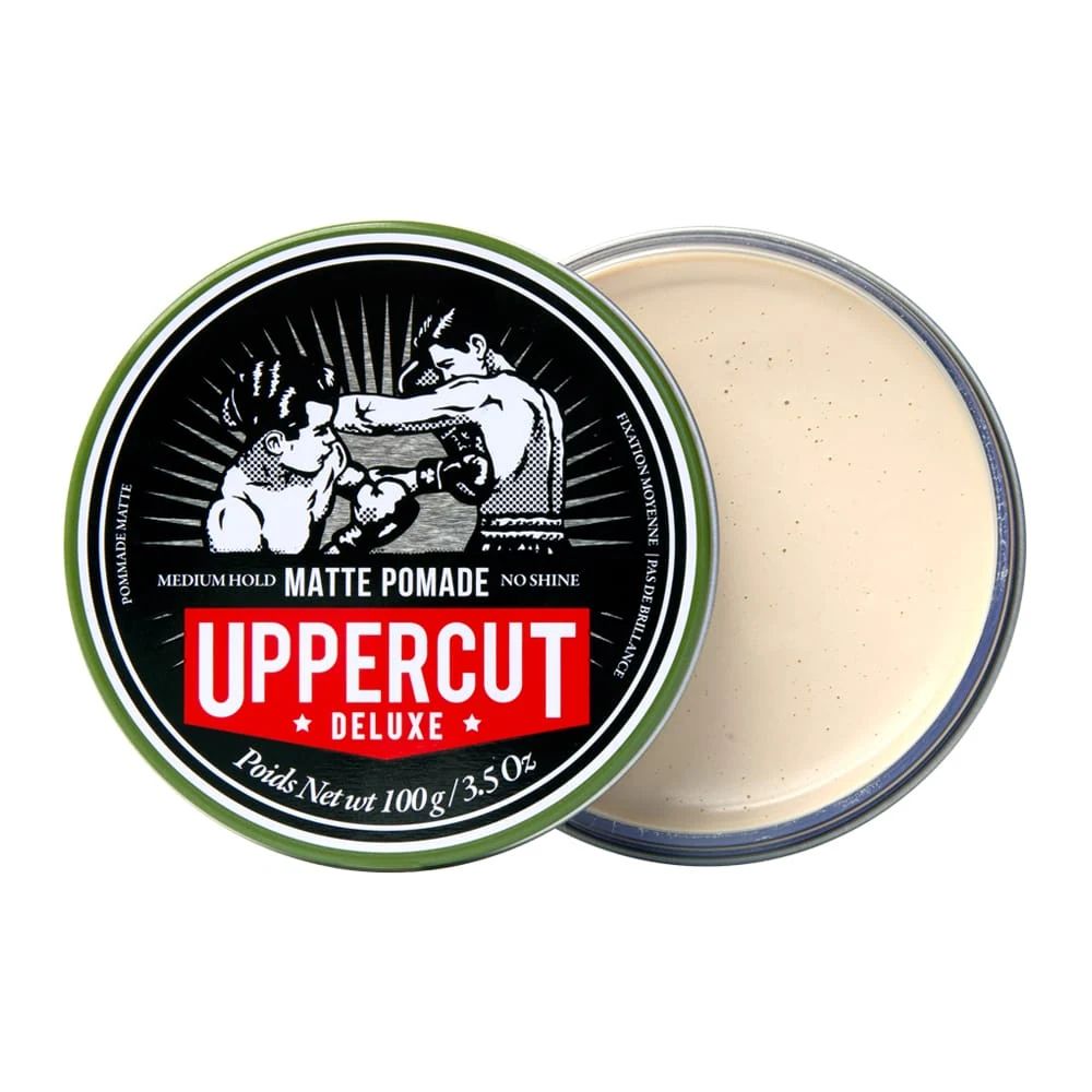 Uppercut matte pomade duo: Uppercut matte pomade duo packaging detail, view 5
