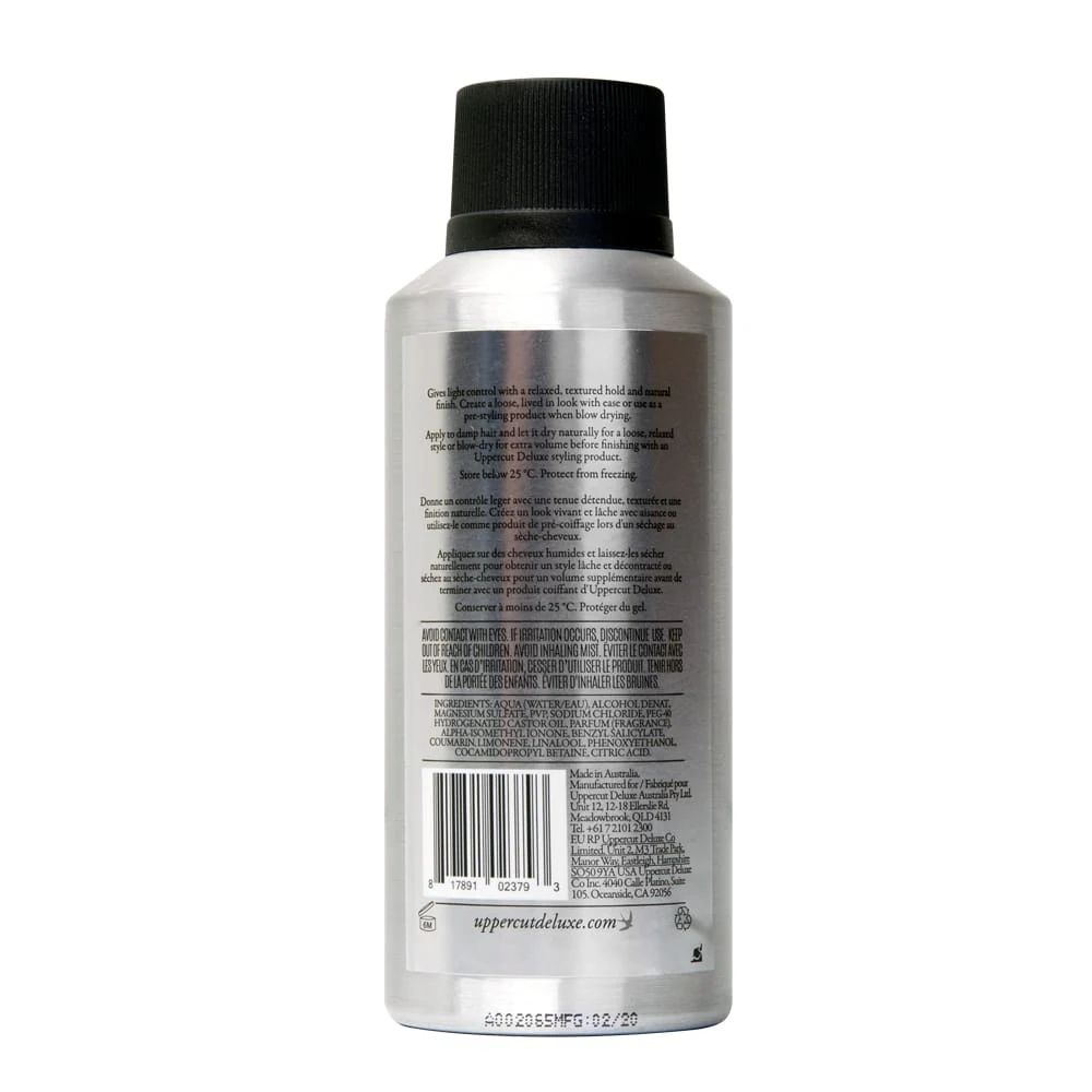 Uppercut Salt Spray packaging detail, view 2