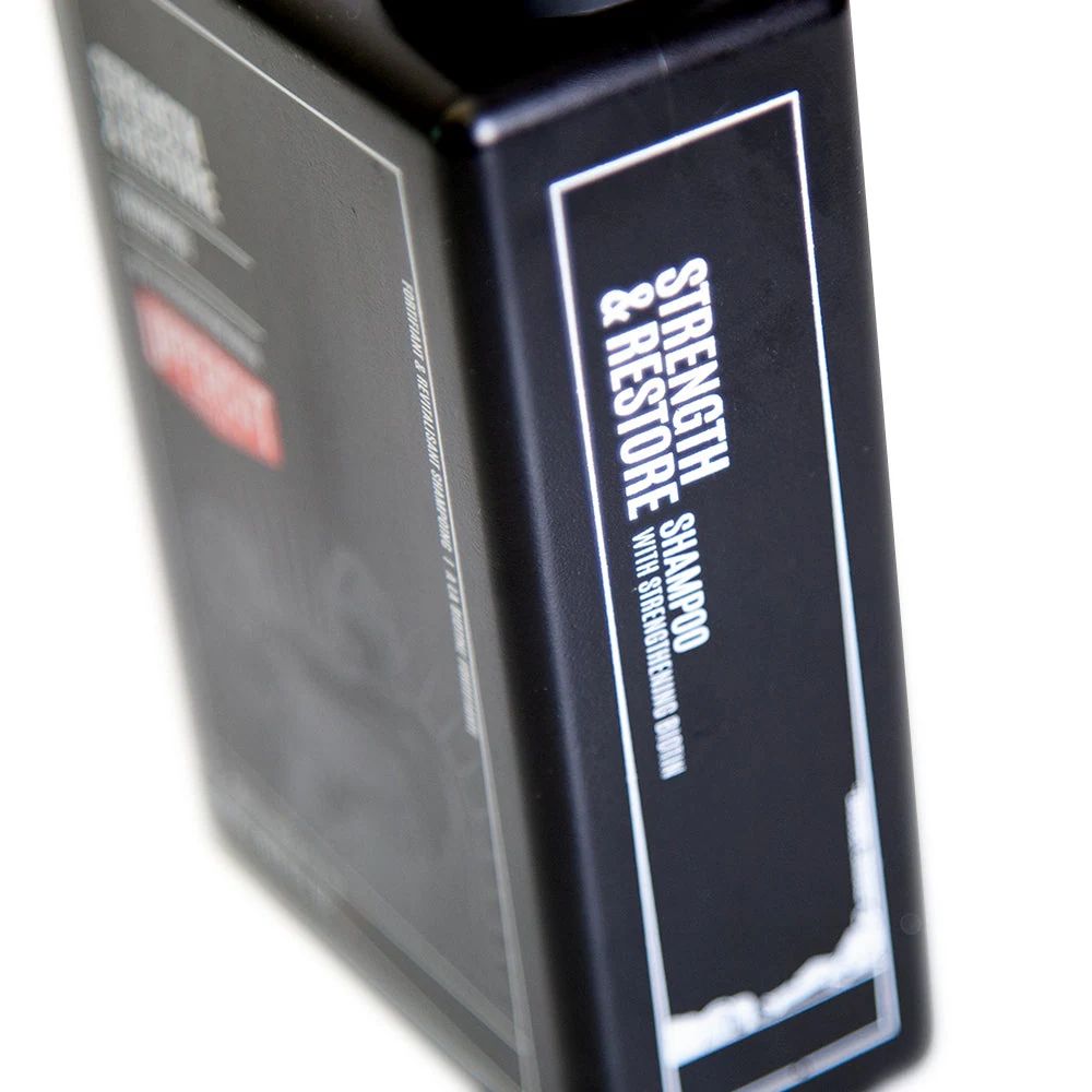 Uppercut Strength and Restore Shampoo - 240ml packaging detail, view 2