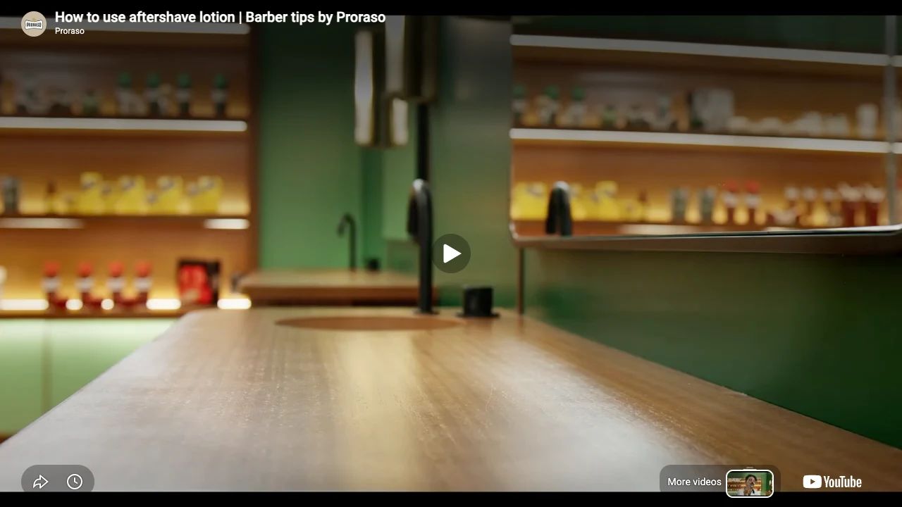 Proraso - After Shave Lotion Refreshing - 100ml professional aftershave lotion application tutorial step 6