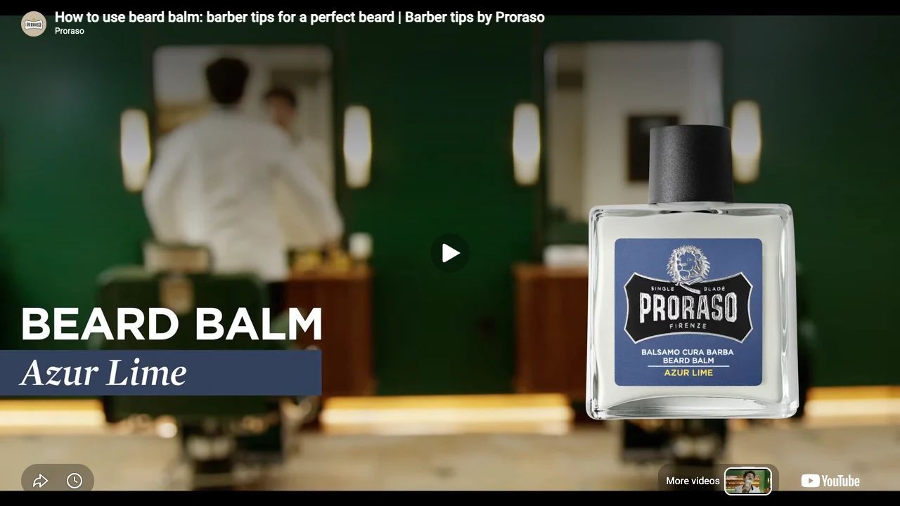 Proraso - Beard Balm - Wood & Spice - 300ml professional beard balm application tutorial step 2