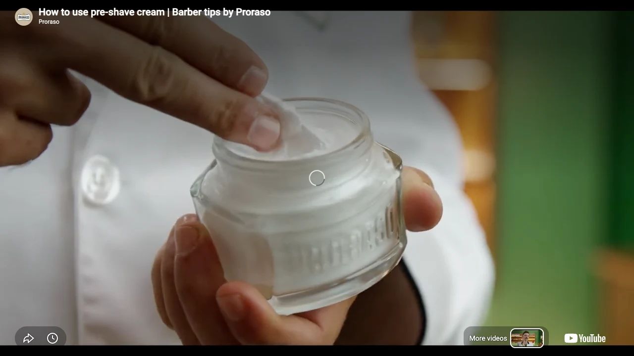 Proraso - Pre-Shave Cream - Refresh - 300ml professional pre shave preparation tutorial step 3