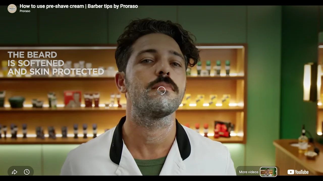 Proraso - Pre-Shave Cream - Refresh - 300ml professional pre shave preparation tutorial step 6