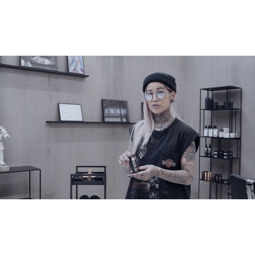 STMNT - Wax Powder Semi-Matte Finish professional STMNT - Wax Powder Semi-Matte Finish how to and styling tutorial step 2