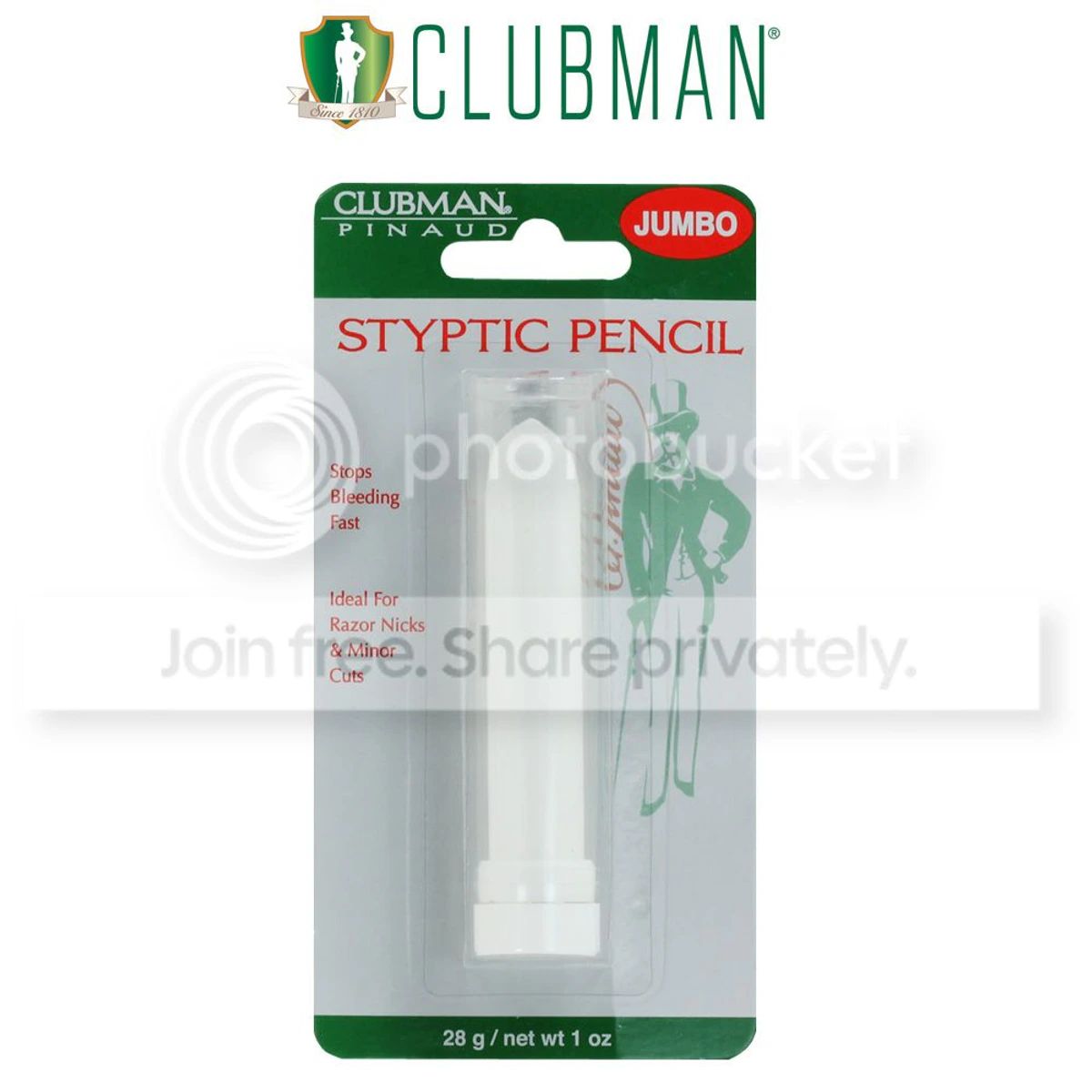 Clubman - Syptic Pencil - 28g verified product detail view 2