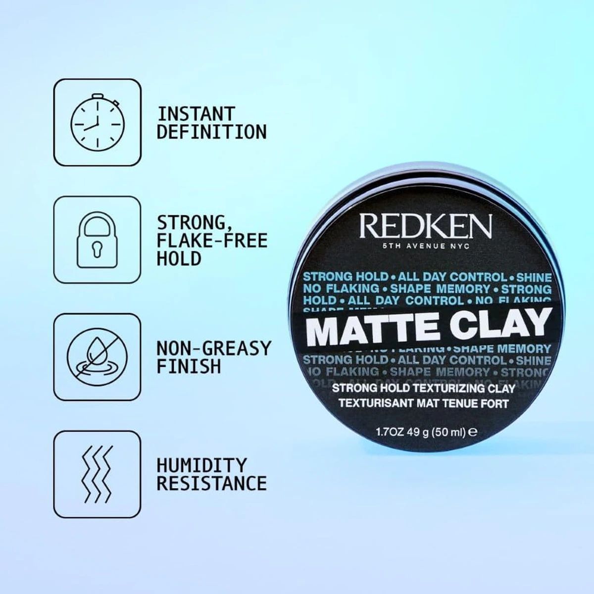 Redken Matte Clay verified application, result, or product detail 2