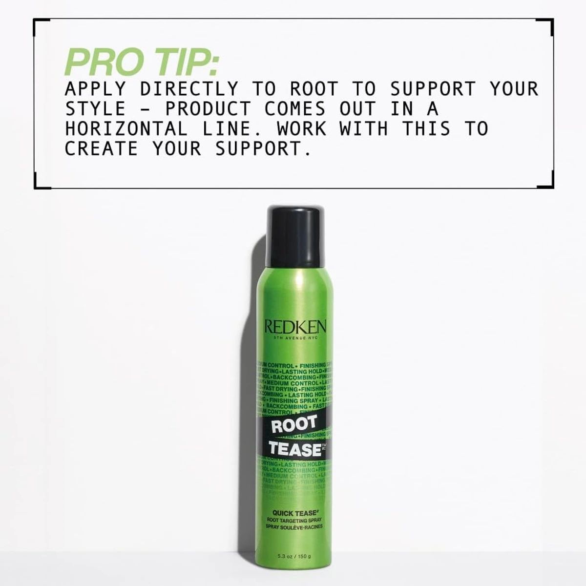 Redken - Hairspray - Root Tease 15 verified application, result, or product detail 3