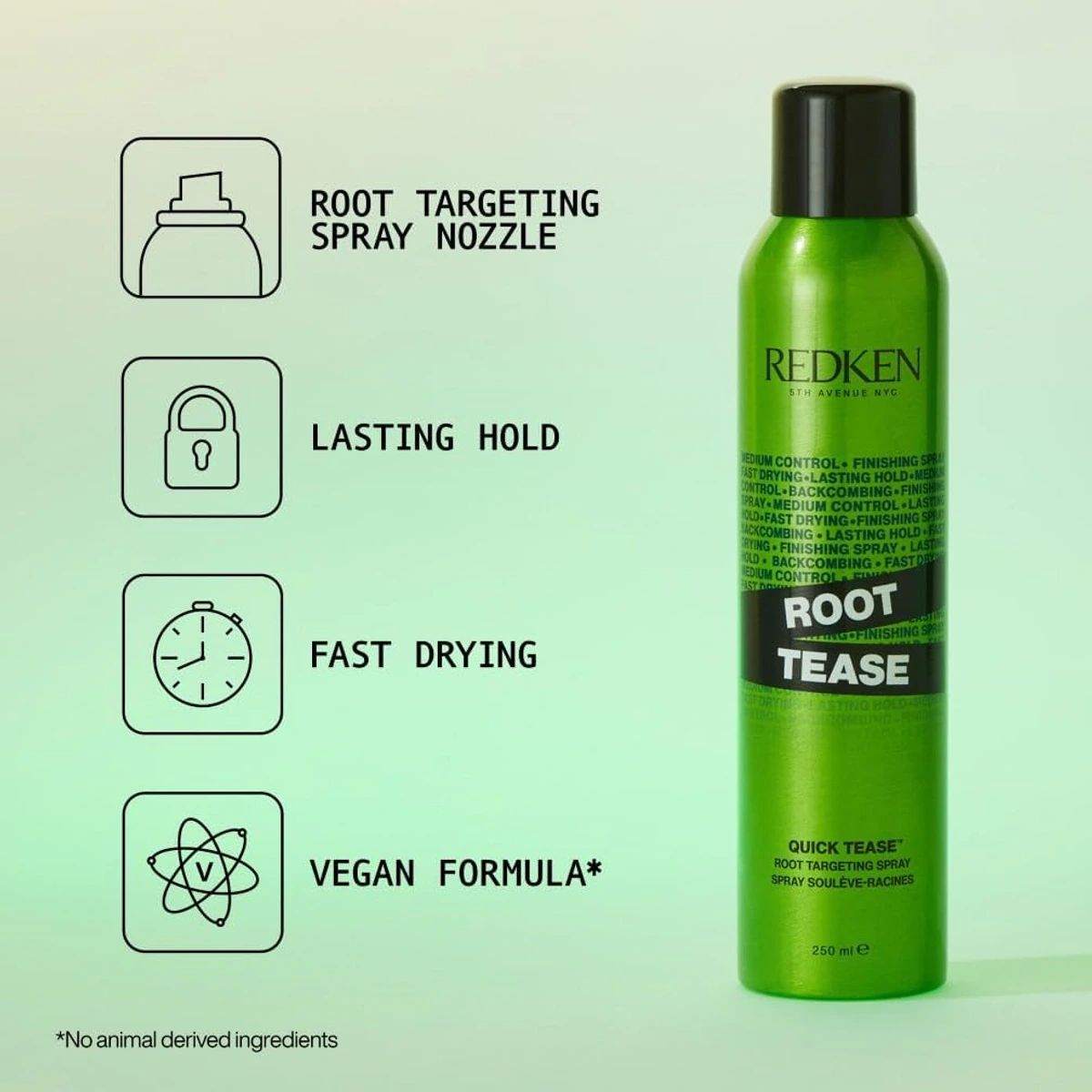 Redken - Hairspray - Root Tease 15 verified application, result, or product detail 2