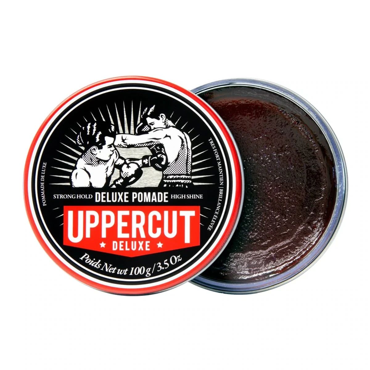 Uppercut Deluxe Pomade - 100g packaging detail